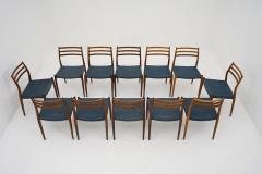 Niels Otto M ller Scandinavian Midcentury Dining Chairs Model 78 by Niels Otto M ller - 3244875