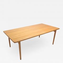 Niels Otto M ller Scandinavian Modern Dining Table in Oak by N 0 M ller for J L Moller 1970s - 1052647