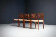 Niels Otto M ller Set of 4 Newly Upholstered Dining Chairs by Niels Otto M ller Denmark 1960s - 3653941