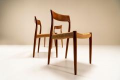 Niels Otto M ller Set of Six Model 77 Dining Chairs by Niels Otto M ller Denmark 1950s - 2945364