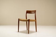 Niels Otto M ller Set of Six Model 77 Dining Chairs by Niels Otto M ller Denmark 1950s - 2945368