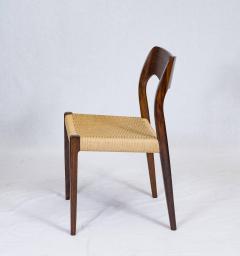 Niels Otto M ller Set of Six Rosewood Niels M ller Model 71 Dining Chairs - 174235