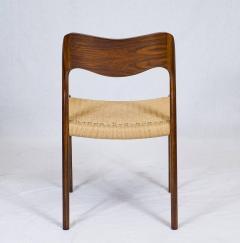 Niels Otto M ller Set of Six Rosewood Niels M ller Model 71 Dining Chairs - 174237