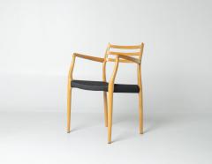 Niels Otto M ller Set of Ten Niels Otto M ller Model 78 and Model 62 Dining Chairs in Tiger Maple - 4706501