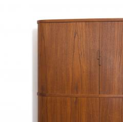 Niels Otto M ller Tall Mid century Corner Cabinet of Teak Danish - 3677812