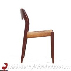 Niels Otto Moller Niels Moller Danish Model 55 and Model 71 Teak Dining Chairs Set of 6 - 3685117