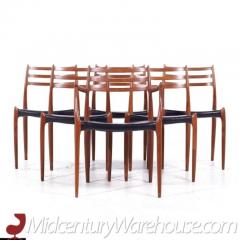 Niels Otto Moller Niels Moller Mid Century Danish Model 78 62 Teak Dining Chairs Set of 6 - 3676770