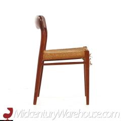 Niels Otto Moller Niels Moller Mid Century Teak Model 75 and 77 Dining Chairs Set of 8 - 3685137