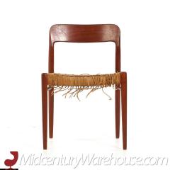 Niels Otto Moller Niels Moller Mid Century Teak Model 75 and 77 Dining Chairs Set of 8 - 3685138