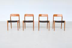 Niels Otto Moller Niels Otto Moller model 75 dining chairs in oak Denmark 1954 - 4165026