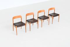 Niels Otto Moller Niels Otto Moller model 75 dining chairs in oak Denmark 1954 - 4165028