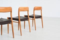 Niels Otto Moller Niels Otto Moller model 75 dining chairs in oak Denmark 1954 - 4165031