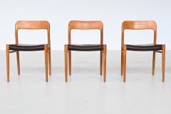 Niels Otto Moller Niels Otto Moller model 75 dining chairs in oak Denmark 1954 - 4165032