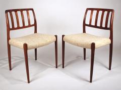 Niels Otto Moller Set of 10 Dining Chairs in East Indian Rosewood by Niels Otto Moller - 699457