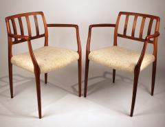 Niels Otto Moller Set of 10 Dining Chairs in East Indian Rosewood by Niels Otto Moller - 699460
