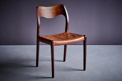 Niels Otto Moller Set of eight Rosewood Dining Chairs Model 71 by Niels O M ller - 3828973