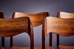 Niels Otto Moller Set of eight Rosewood Dining Chairs Model 71 by Niels O M ller - 3828975