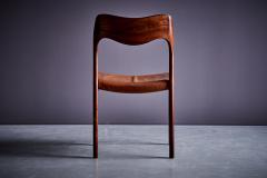 Niels Otto Moller Set of eight Rosewood Dining Chairs Model 71 by Niels O M ller - 3828978