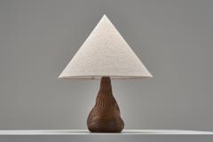 Niels Preben Larsen Glazed Sculptural Table Lamp by Niels Preben Larsen Denmark 1970s - 4593243