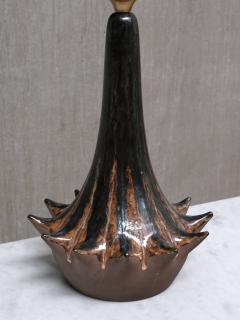 Niels Preben Larsen Large Sculptural Ceramic Table Lamp by Niels Preben Larsen Denmark 1970 - 4646526