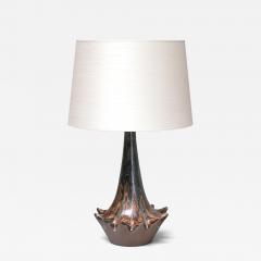 Niels Preben Larsen Sculptural Glazed Ceramic Table Lamp by Niels Preben Larsen Denmark 1967 - 4648098
