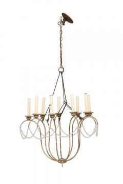 Niermann Weeks Italian 18th Century Rococo Style 9 Arm Chandelier - 4658134
