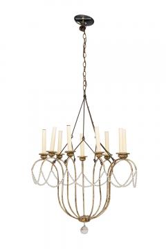 Niermann Weeks Italian 18th Century Rococo Style 9 Arm Chandelier - 4658135