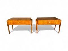 Night Stands with drawer in Caviuna wood Unknown 1950s Lot 830 - 4215474