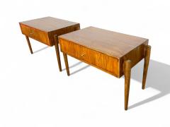 Night Stands with drawer in Caviuna wood Unknown 1950s Lot 830 - 4215478