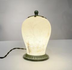 Nightlight in alabaster and bronze Art Deco period France circa 1930 - 3364287