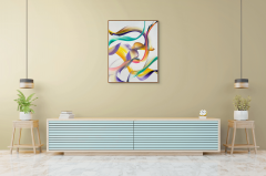 Nikolaos Schizas Paciencia Y Inquietud Abstract painting 2024 - 3900038