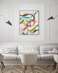 Nikolaos Schizas Paciencia Y Inquietud Abstract painting 2024 - 3900042
