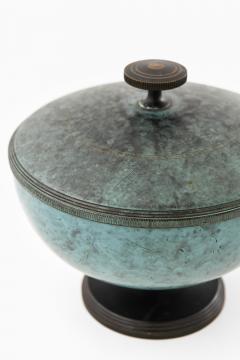 Nils Fougstedt Art Deco Bonbonjaire in Bronze by Nils Fougstedt 1930s - 4615245