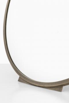Nils Fougstedt Table Mirror in Pewter and Wood by Nils Fougstedt 1931 - 4443346