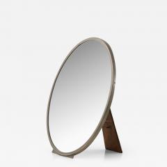 Nils Fougstedt Table Mirror in Pewter and Wood by Nils Fougstedt 1931 - 4444186