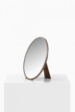 Nils Fougstedt Table Mirror in Pewter and Wood by Nils Fougstedt 1931 - 4444245