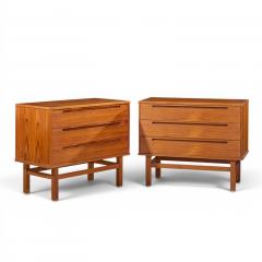 Nils Jonsson Nils Jonsson for T rring M belfabrik Danish Teak Dresser Chest of Drawers Pair - 4606164