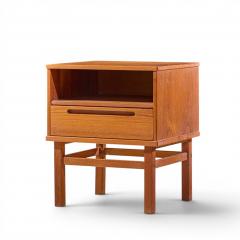 Nils Jonsson Nils Jonsson for T rring M belfabrik Mid Century Danish Teak Nightstands Pair - 4691029