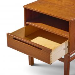 Nils Jonsson Nils Jonsson for T rring M belfabrik Mid Century Danish Teak Nightstands Pair - 4691030