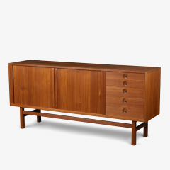 Nils Jonsson Oden Teak Scandinavian Modern Sideboard by Nils Jonsson for Hugo Troeds Sweden - 3822114