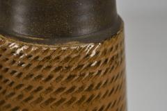 Nils Kahler 613X31 Amber Table Lamps by Nils K hler for K hler Keramik Denmark 1960s - 4718896