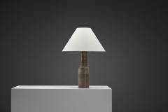 Nils Kahler Glazed Stoneware Table Lamp by Nils K hler Denmark ca 1960s - 4556084