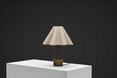 Nils Kahler Glazed Stoneware Table Lamp by Nils K hler for K hler Keramik Denmark ca 1950s - 4776527