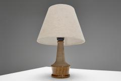 Nils Kahler Glazed Stoneware Table Lamp by Nils K hler for K hler Keramik Denmark ca 1950s - 4776548