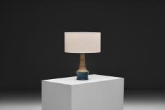 Nils Kahler Glazed Stoneware Table Lamp by Nils K hler for K hler Keramik Denmark ca 1950s - 4776552