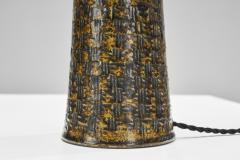 Nils Kahler Nils K hler Glazed Ceramic Table Lamp Denmark Second half of the 20th Century - 4357113