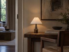 Nils Kahler Nils K hler Large Table Lamp Brown Glazed Stoneware Denmark 1960s - 4802614