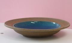 Nils Kahler Nils K hler collection of blue glazed stoneware pieces - 3044603