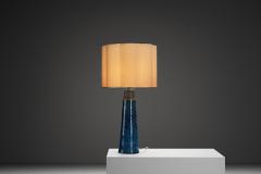 Nils Kahler Nils and Herman K hler Ceramic Table Lamp Denmark 1960s - 4417411