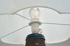 Nils Kahler Nils and Herman K hler Ceramic Table Lamp Denmark 1960s - 4417426